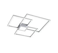 Trio Hydra Semi Plafonnier Led Moderne 38w Nickel Mat 3000k Gris