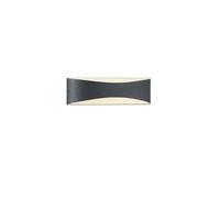 Trio Konda Applique Murale Extérieure Moderne Anthracite 3000k Ip65 Noir