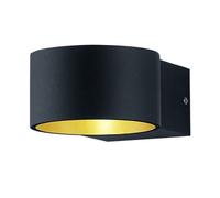 Trio Lacapo Applique Moderne Up & Down Noir Mat 3000k
