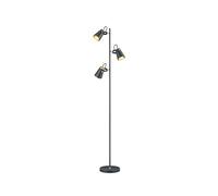 Trio-Leuchten Lampadaire Edward 3xE14 (3x40W) Noir mat