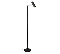 TRIO, Lampadaire, Marley 1xGU10, max.5,0 W Corps: Métal, noir mat L:23,0cm, H:151,0cm, P:39,0cm Interrupteur,IP20,Sans illuminant