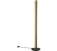 TRIO, Lampadaire, Texel incl. 1 x LED,SMD,15,0 Watt,3000K,1450 Lm. Corps: metal, Noir Ø:25,0cm, H:142,5cm IP20,Interrupteur pied,Réglable avec interrupteur