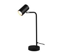 TRIO, Lampe de table, Marley 1xGU10, max.5,0 W Corps: Métal, noir mat L:12,0cm, H:45,0cm, P:25,0cm Interrupteur,IP20,Sans illuminant