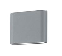 TRIO-Lampe d'extérieur à LED Thames II 227560287, aluminium couleur titane, 2 x 2,5 watts, A +
