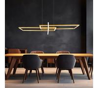 Trio LED Hängelampe Decken-Pendel Luminaire Dimmable Messing, 110x40x150 cm