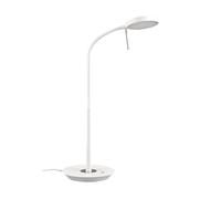 Trio LED Lampe de table Monza 523310131, métal blanc mat, LED 12 watts incluses, capteur tactile