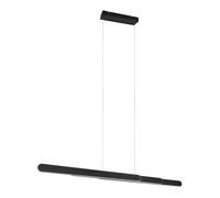 Trio LED Suspension Helios 343310332, métal noir mat, LED 48 Watt incluse, variateur tactile, couleur de lumière réglable