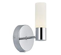 Trio Leuchten 283370106 Wandleuchte, Métal, 4.3 W, Chrome/Blanc