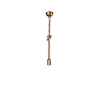 Trio Leuchten 310100104 Suspension, Métal, Laiton