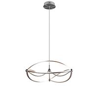 Trio-Leuchten 321210107 Lampe Suspendue, Nickel Mat