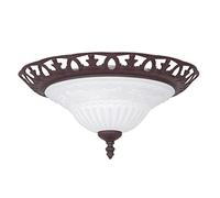 Trio Leuchten 6102021-24 Plafonnier Métal/Verre 42 W E27 Rouille