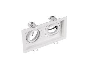 Trio-Leuchten 651600231 Lumières encastrées, Métal, Blanc Mat