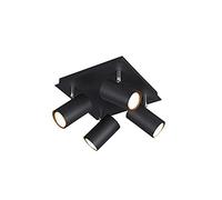 Trio Leuchten 802430432 Plafonnier, Noir Mat