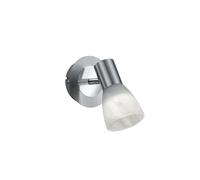 Trio Leuchten 871010107 Levisto Spot LED en nickel mat et verre albâtre blanc