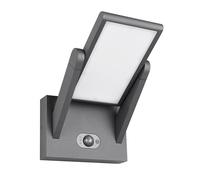 Trio-Leuchten Applique murale d'extérieur MALAWI LED 5W aluminium anthracite hybride solaire/secteur