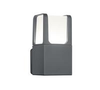 Trio Leuchten Applique Murale d'Extérieur, aluminium, intégré, 6 W, anthracite, 14.4 x 10 x 20 cm