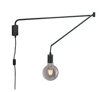 Trio-Leuchten Applique murale Line 200200132 – métal noir mat, 1 ampoule E27