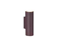 Trio Leuchten Applique murale Marley 212400224 - En métal - Couleur rouille - 2 ampoules - Sans culot GU10