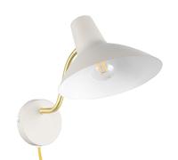 Trio Leuchten Applique TRAVELLER 263470176, Métal Gris Chaud/Laiton, excl. 1x E27