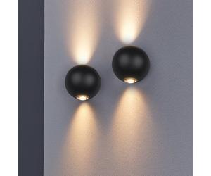TRIO Leuchten Avisio Applique murale LED, 2 sources lumineuses, 246760232,
