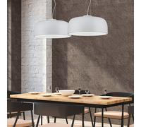 Trio Leuchten 309800431 Lampe Suspendue, Métal, Blanc Mat, 309800432