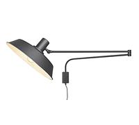 Trio-Leuchten Applique murale Bolder 200300132 en métal noir mat 1x40W E27