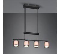 TRIO Leuchten Burton Suspension, E14, 4 ampoules, 311400432,