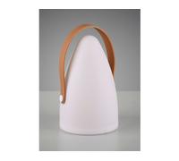 Trio Leuchten - Design buiten tafellamp wit oplaadbaar met RGBW - Leonardo I éclairage extérieur - plastique rond - I (non interchangeable) LED