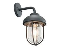 Trio Leuchten Duero 202760142 Applique murale d'extérieur en aluminium moulé sous pression Anthracite/verre transparent 1 x E27