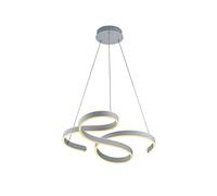 Trio Leuchten Francis 371310131 Suspension LED en métal avec variateur d'intensité 52 W Blanc mat