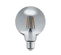 Trio Leuchten Ampoule LED à filament en verre fumé, culot E27, 6 W, 3000 K, 190 lm, 988-654