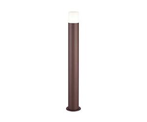 Trio Leuchten Hoosic 422260124 Lampadaire d'extérieur en aluminium couleur rouille acrylique blanc non inclus 1 ampoule E27