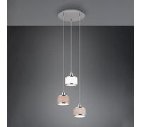 TRIO Leuchten Kaprun Suspension E14, 3 sources lumineuses, 311630306,