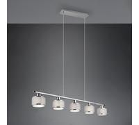 TRIO Leuchten Kaprun Suspension E14, 5 sources lumineuses, 311600506,
