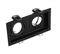 Trio Leuchten Kenai 651600232 Spot encastrable en métal noir mat