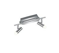 Trio Leuchten Lampadaire Led Zidane, chrome, abat-jour, Silber, Weiß 4.5 wattsW