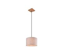 Trio Leuchten Lampe suspendue, nickel antique, Beige