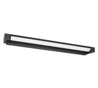 Trio Leuchten LED Applique de salle de bain FABRIZIO 284779132, Aluminium Noir mat, 15,5 Watt LED, Couleur de la lumière réglable, dimmable