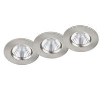 Trio Leuchten Léger, métal, nickel mat