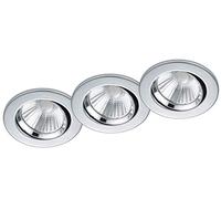 Trio Leuchten Lumière, métal, chrome