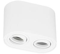 Trio-Leuchten Plafonnier Cookie 612900231, métal blanc mat, sans ampoules GU10