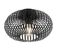 TRIO Leuchten Plafonnier Johann 606903032, métal Noir Mat, Ampoule exclue 1 x E27
