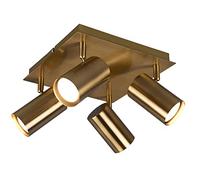 Trio-Leuchten Plafonnier métal laiton