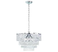 TRIO Leuchten R13473006 Orient Strass Suspension ronde 43 cm E14