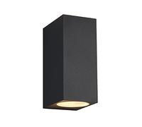 Trio Leuchten Roya 204269242 Applique murale d'extérieur en aluminium moulé sous pression Anthracite 2 x GU10