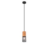 Trio Leuchten SLV Tosh 304300132 Lampe suspendue en métal Noir mat 1 ampoule E27