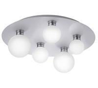 Trio Leuchten Smart Home Plafonnier en métal nickel mat
