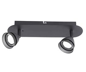 Trio Leuchten Smart Home Plafonnier Métal Noir mat