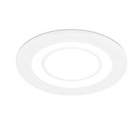 SPOT A' LEDS A' ENCASTRER 3.5-1.5W LUMIE'RE CHAUDE 3000K COULEUR PLASTIQUE BLANC