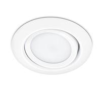 Trio Leuchten Spot LED encastrable rond orientable Blanc mat 5 W